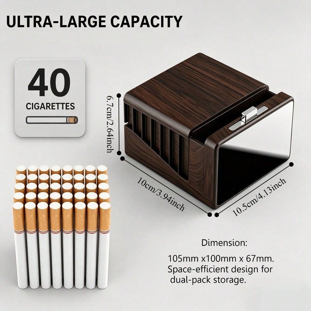 Large Capacity Cigarette Case, - Men Accessories Usa recension och pris