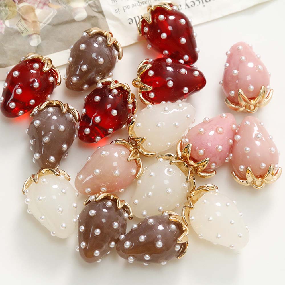 2pc High Quality Pearl Strawbe - Quality Men'S Accessories recension och pris