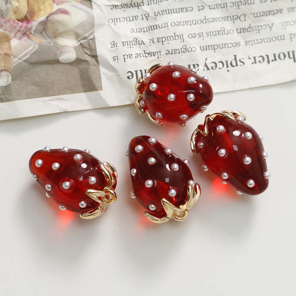 2pc High Quality Pearl Strawbe - Quality Men'S Accessories recension och pris