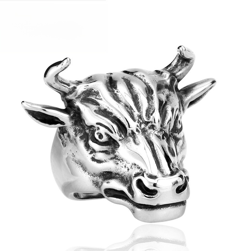 Exaggerated Style Titanium Ste - Men Accessories Online recension och pris