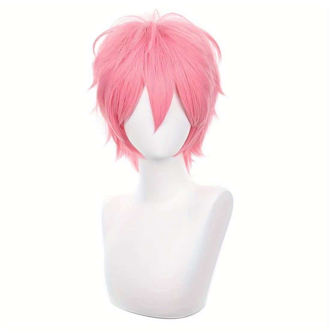Short Pink Cosplay Wig Short S - Men Accessories Korea recension och pris