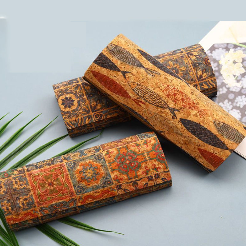 Natural Cork Glasses Case Hard - Men Accessories To Look Good recension och pris