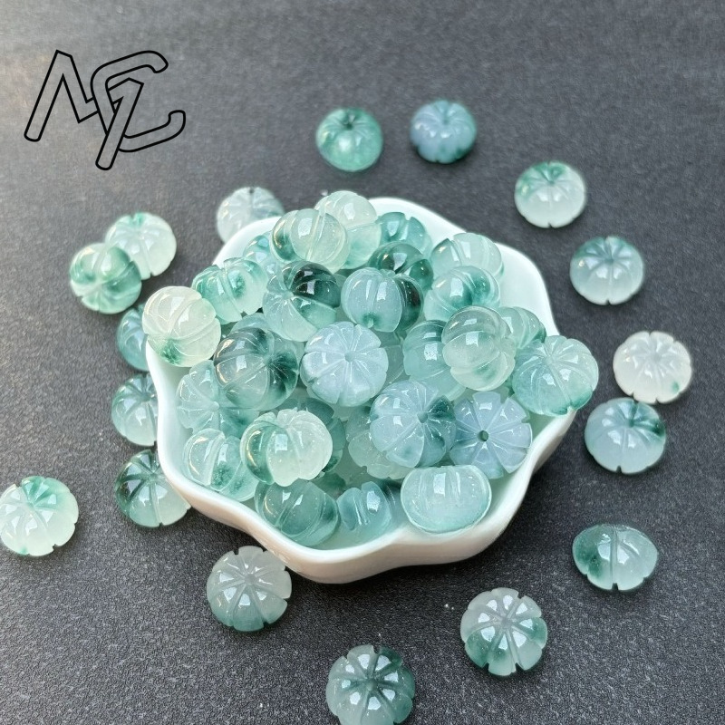 10pcs A Green Jade Pumpkin Bea - Men Accessories Usa recension och pris