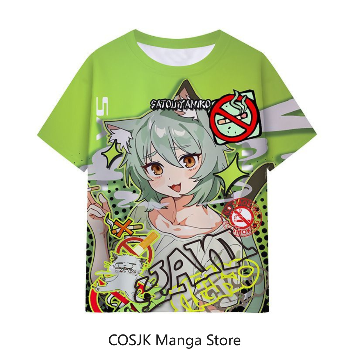 Anime Chainsmoker Cat Yani Nek - Men Accessories Korea recension och pris