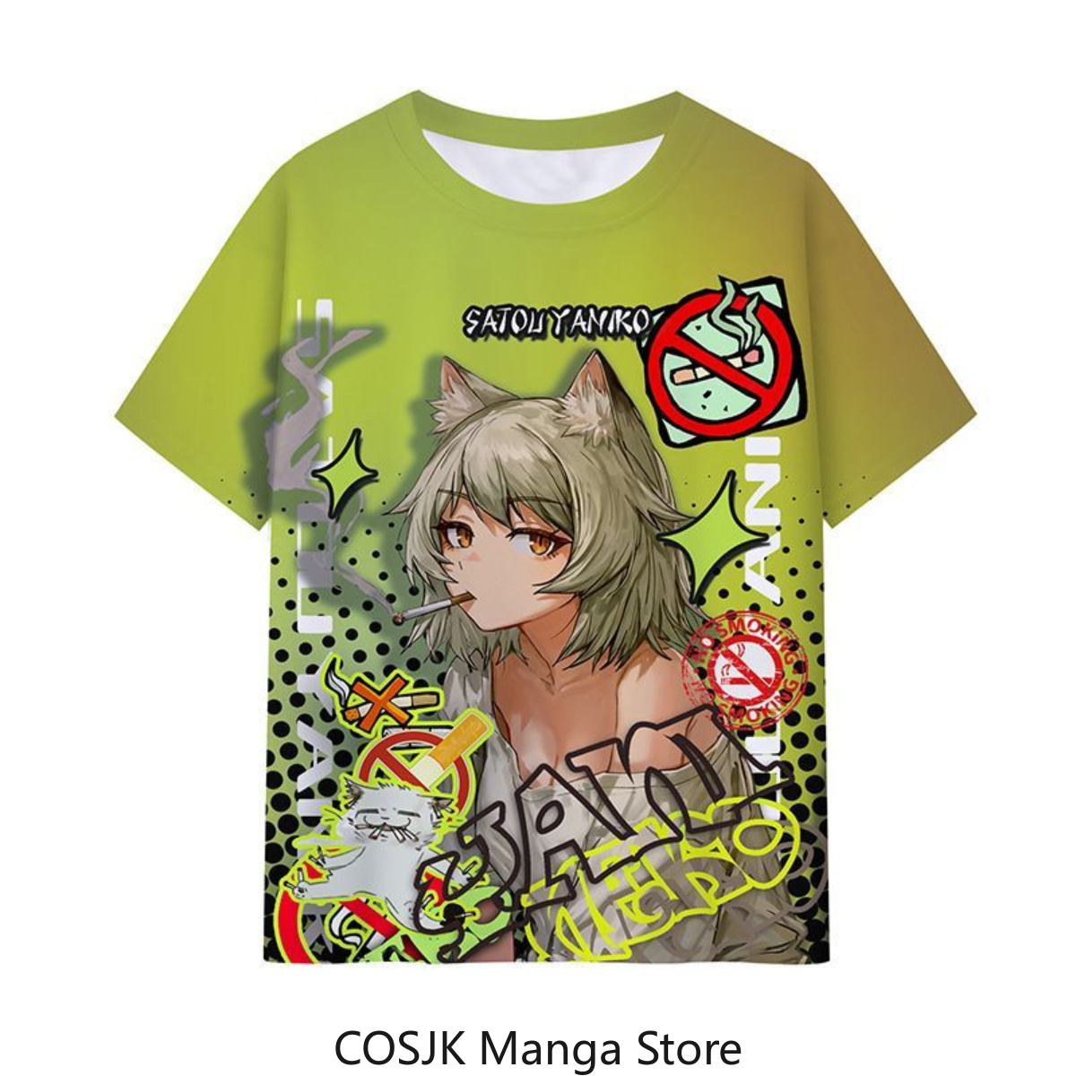 Anime Chainsmoker Cat Yani Nek - Men Accessories Korea recension och pris