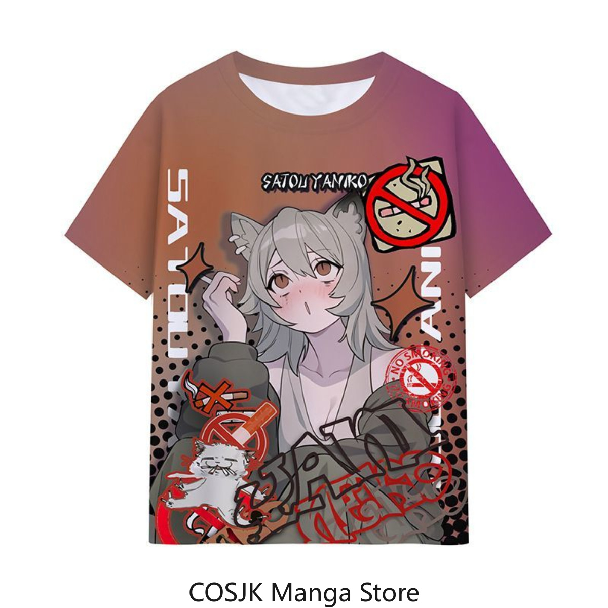 Anime Chainsmoker Cat Yani Nek - Men Accessories Korea recension och pris