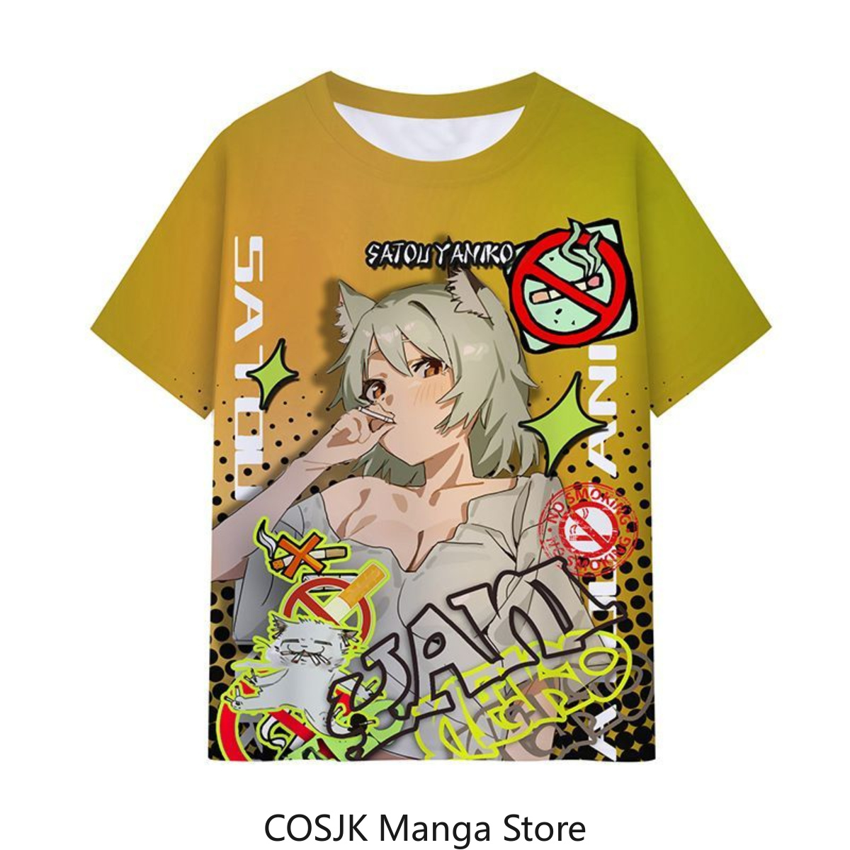 Anime Chainsmoker Cat Yani Nek - Men Accessories Korea recension och pris