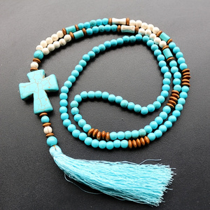 Bohemian Cross Shell Necklace  - Men'S Vacation Accessories recension och pris