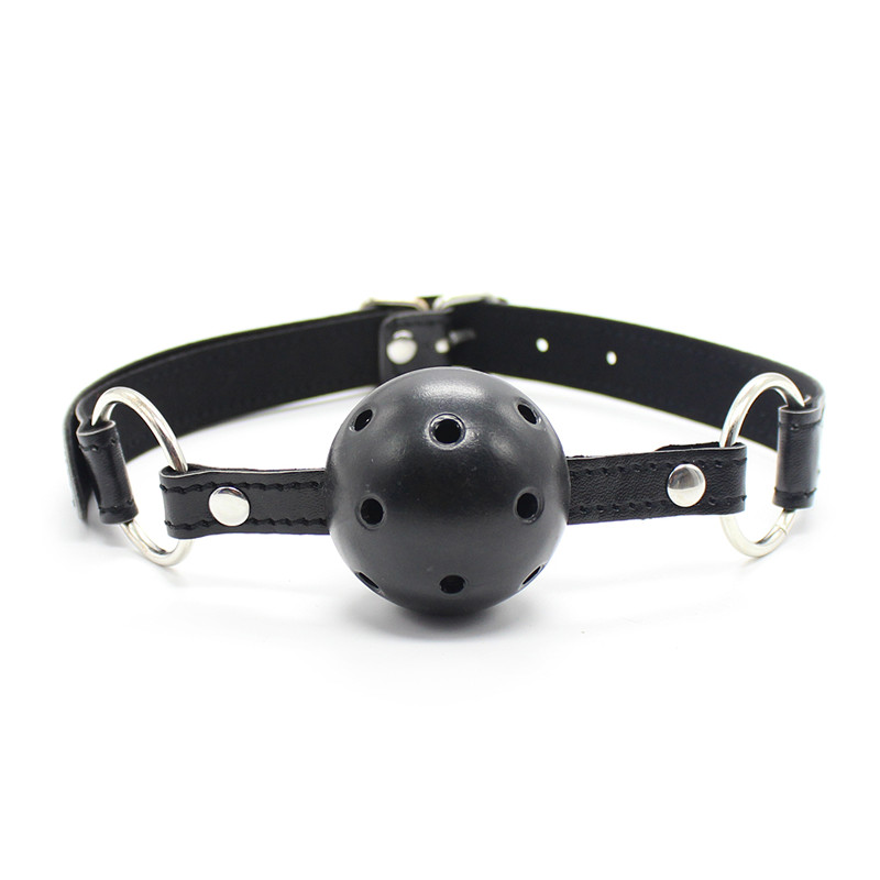 Bdsm Leather Mouth Gag Ball Se - Men'S Accessories Trending recension och pris