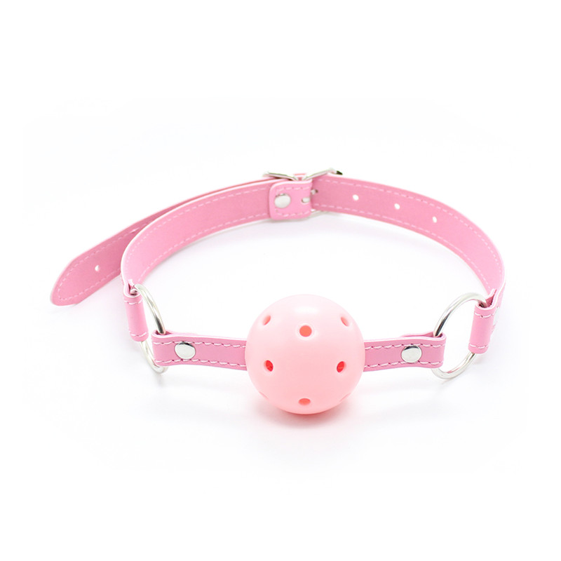 Bdsm Leather Mouth Gag Ball Se - Men'S Accessories Trending recension och pris