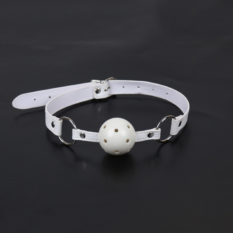 Bdsm Leather Mouth Gag Ball Se - Men'S Accessories Trending recension och pris