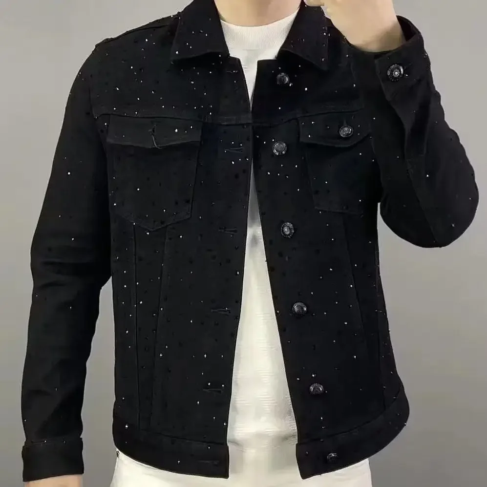 Jeans Coat for Men Button Casu - Men'S Accessories For Jeans recension och pris