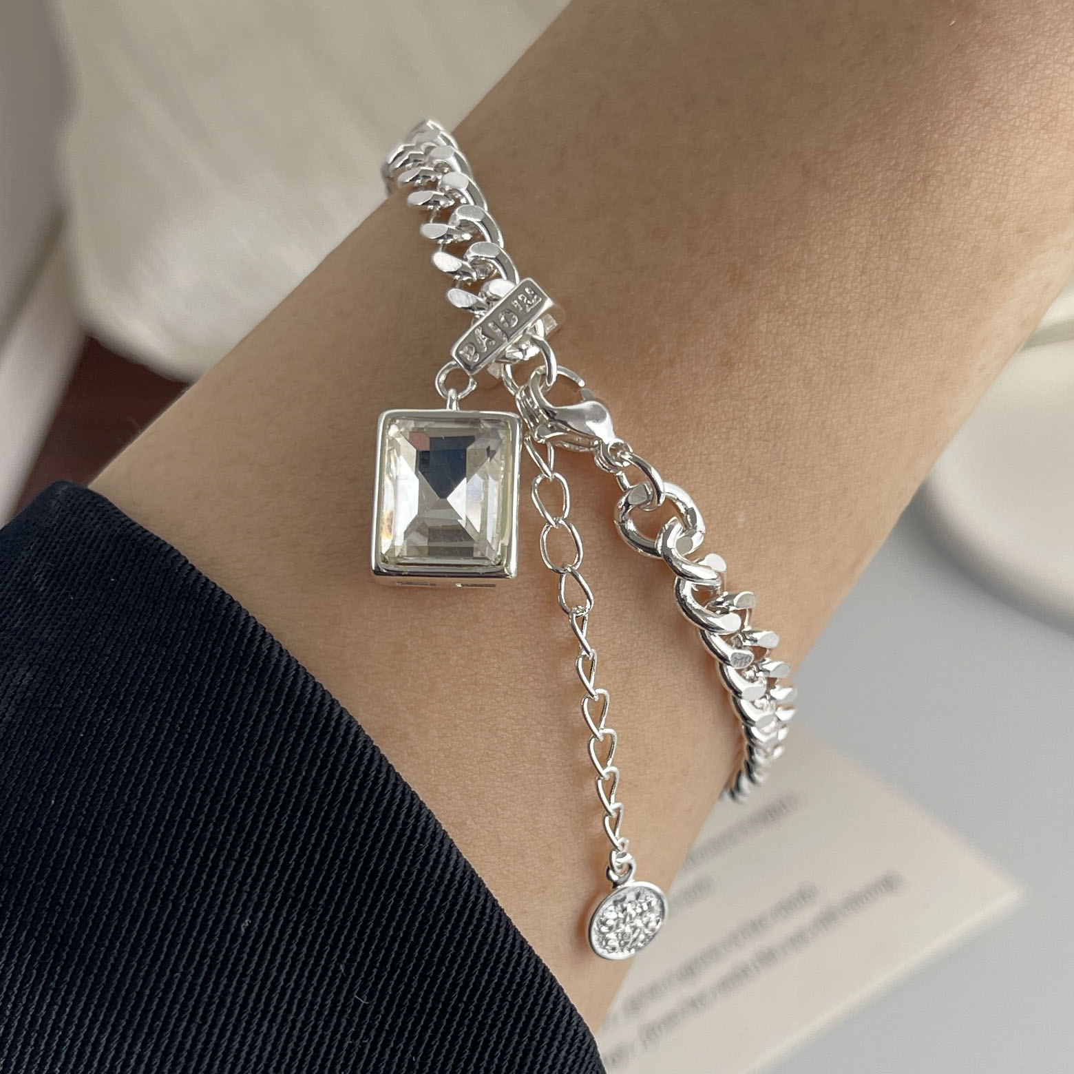 925 Sterling Silver Bracelets  - Men'S Accessories Trending recension och pris