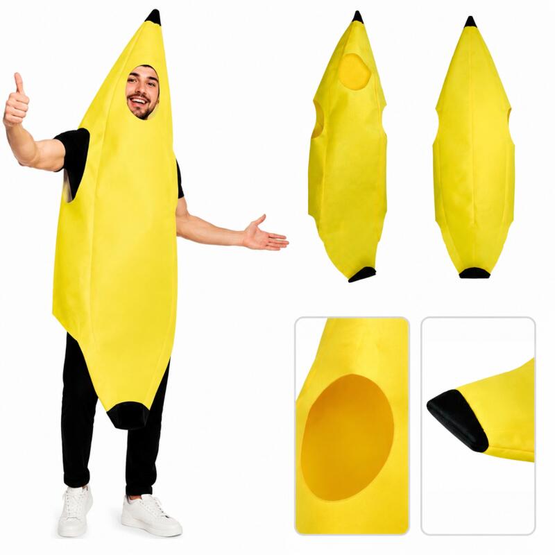 Adult Banana Costume Funny Fru - Men Accessories Style recension och pris
