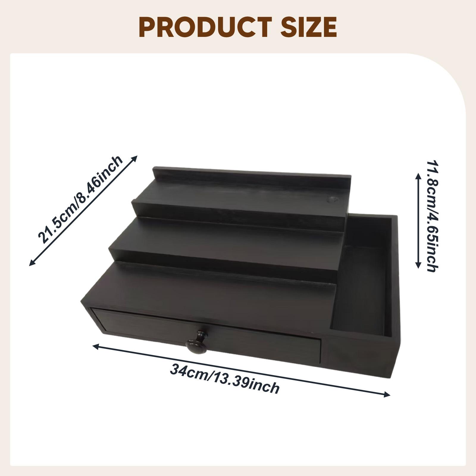 Perfume Organizer Wood Three T - Men Accessories Drawer recension och pris