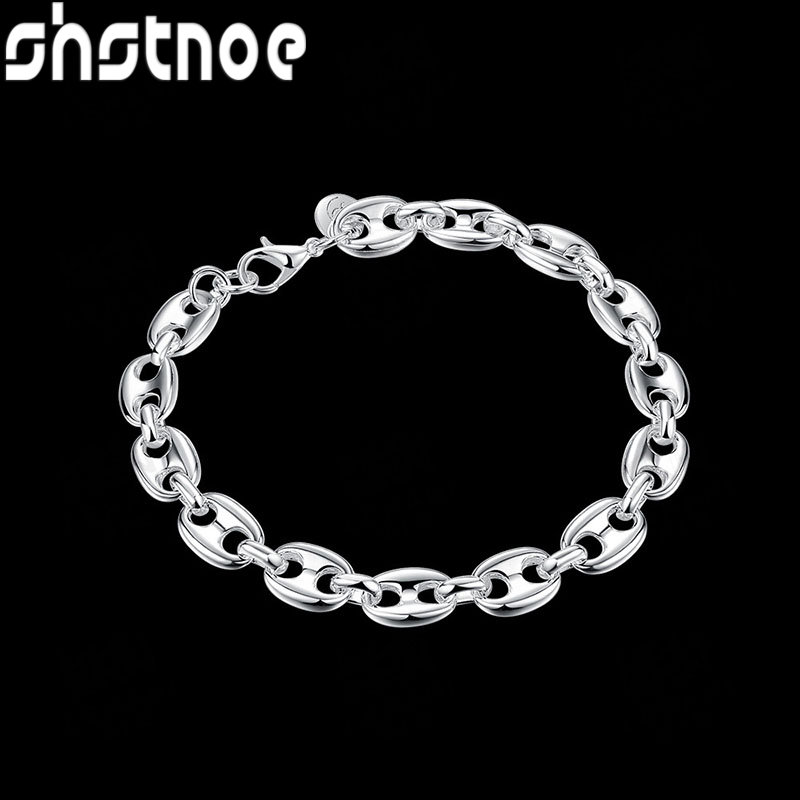 Cute 925 Sterling Silver Pig N - Men'S Accessories Trending recension och pris