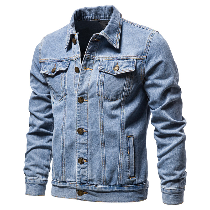 2025 Autumn Men Solid Denim Ja - Men'S Accessories For Jeans recension och pris