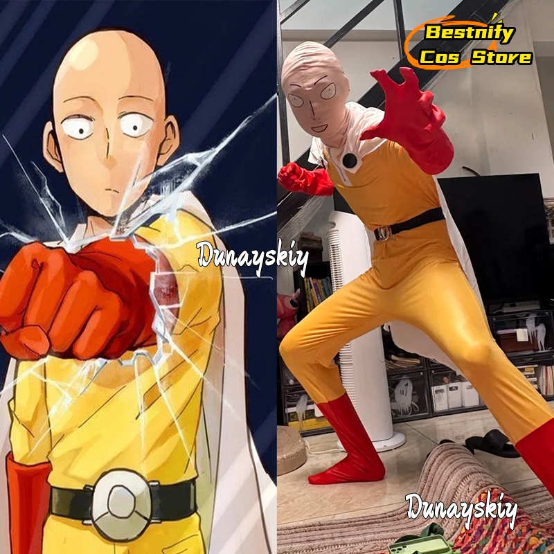 Saitama MAN Cosplay Jumpsuit C - Men Accessories Korea recension och pris